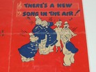 1940 Pepsi-cola Radio Jingle Music Featuring The Pepsi Cops  Laminated  Rare 