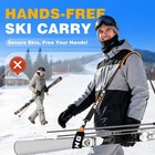 Ski Strap  Skis And Poles Carrier For Easy Transportation Of Your Clipstick S   