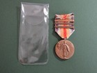 Ww1 Us Victory Medal W  Three Clasps Meuse Argonne  Defensive  Aisne Marne