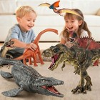 6pcs Large Realistic Dinosaur Toys Set sturdy durable good Detail sturdy
