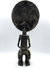 Hand Carved Vintage Wood African Tribal Ashanti Ghana Doll 18    Tribesman Chief
