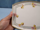 Vintage Hand Painted Nippon Rectangular Dresser Tray Pink Roses