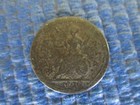 Revolutionary War colonial Era George I Copper Farthing Dated 1724