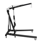 2ton Folding Engine Hoist Cherry Picker Shop Crane Hoist Lift 4400lbs Black