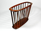 Vintage Mid Century Modern Magazine Rack Record Holder 1960s