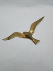 3 Brass Seagulls Flying Birds Wall Hanging Mid Century Modern Mcm Vtg Patina 