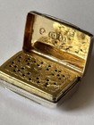 Antique Silver Gilt Early Victorian Vinaigrette Birmingham 1844 Edward Smith
