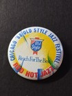 Chicago 1988 Old Style Jazz Festival Pinback Button Heileman s Old Style Beer