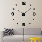 Acrylic Wall Clock Sticker Modern Digital Style Mirror Decor For Home Room