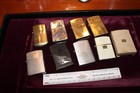 Vintage Cigarette Lighter Lot - 9 Assorted Wind Proof Pocket Lighters Parts Use