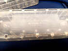 Vintage Tidee Maid Clear Acrylic Thread Boxes  2  Sewing Spool Organizers   Mcm