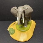 Solar Powered Dancing Bobble Head Toy - Animal Planet African Elephant- Rare 
