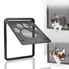 Dog Cat Magnetic Flap Screen Door Small Pet Puppy Lockable Gate Frame Wall Entry