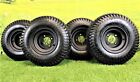 8  Matte Black Steel Golf Cart Wheels And 18x8 50-8 Turf 4 Ply Tires  set Of 4 