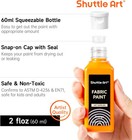 Acrylic Fabric Paint Set 18colors 60 Ml  2 Oz  For Basic 18 X 60 Ml