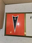 Vintage 50 s 60 s Pontiac Service Craftsman Sign tin Over Cardboard toc 24  X 9 