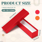 12 Pcs Coin Storage Box 2 X 2 Inch Flip Holders Collectors Coin