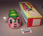Vintage Frankonia  Wind Up Toy  Caterpillar Mib Tin Litho Mechanical Japan 1960s
