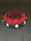 Star Ufo Kandi Cuff Black Red Blue Pink Green Rainbow Rave Edc Edm Free Ship