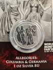 2019 Germania Mint Allegories Columbia And Germania 1 Oz Silver Bu Wmf 2020   