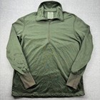 Vintage 90s Us Military Sleeping Shirt Mens Medium Olive Green Heat Retentive