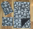 4 Pc Set Handmade Guinea Pig Fleece 2x4 C c Cage Liner   Tunnel Bedding Uhaul