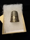 Antique-1890 1910-birmingham Hallmark-9k Gold Filled - Thimble