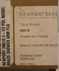 Newport Brass 206 15 - Shower Arm Flange - Polished Nickel