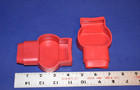 10 Red Positive Military Style Battery Terminal Covers   Protective Washers