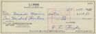 Clarence Leo Fender Autographed Signed Check Document Guitar Amp Music Rock