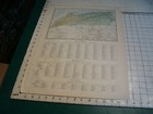 Vintage Original 1898 Rand Mcnally Map  Algeria Morocco Tunis   Index  15 X 21 