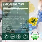 Hemp Oil Capsules - 100  Organic Oil  60 000 Max 90 Count  pack Of 2  