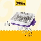 Wilton Master Cake Decorating Piping Tips Variety Set  Stainless Steel55 Piece