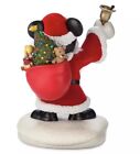 Disney Parks 2024 Mickey Mouse Santa Statue Magical Christmas Tree Figurine New