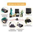 Trailer Tow Hitch   Wiring And 2  Ball   Lock For 2018-2025 Jeep Wrangler Jl jlu