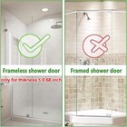 Shower Door Hooks  2 Pack Double Towel Hooks For Bathroom Frameless Glass Shower