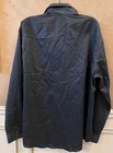 Van Heusen Dress Shirt Ultra Wrinkle Free Regular Fit Stretch Men   s 2xl Black 