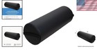 Jumbo Black Round Bolster Pillow For Massage   Yoga