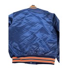 Vintage Detroit Tigers Satin Bomber Jacket Starter Navy Blue Mlb Men s Medium