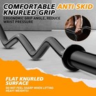 Barbell Bar Olympic Ez Curl 47  Weight Lifting Bicep Home Gym