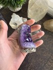 Amethyst Crystal Cluster Geode Dark Purple High Quality Mineral Specimen A32