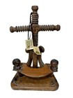 11    Wood Cross Picture Holder Small Book Stand Rustic Primitive Vtg