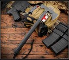 Rmj Tactical Tomahawk Loggerhead Tungsten Body Black G10 With Kydex Sheath