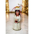 Saint Lucy St  Lucia Candle Wreath Folk Art Limited Edition Figurine Ornament