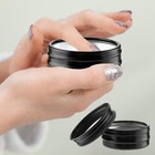 15ml Small Tins With Lids 10pcs Round Threaded Double-sided Aluminum Box Trav   