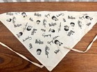 Vintage 1960s Beatles Headscarf - Small