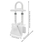 Bath Safety Bar Bathtub Rail Grab White Bathroom Shower Handle Tub Adjustable Us