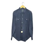 Polo Ralph Lauren Button Down Shirt Long Sleeve Navy Blue Men Size Large New