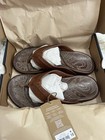 Olukai Men s Size 10 Hiapo Flip Flop Comfort Beach Outdoor Sandals-rum dark Wood
