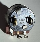 Cts Potentiometer 25k Ohm 5amp 20v Linear Taper Spst On off Switch  18c84632d04